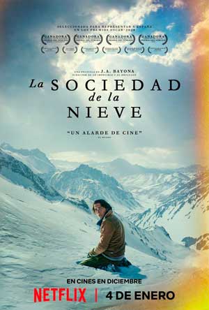 Cartel de La sociedad de la nieve