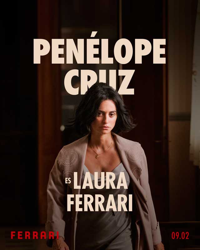 Ferrari - cartel Penélope Cruz es Laura Ferrari