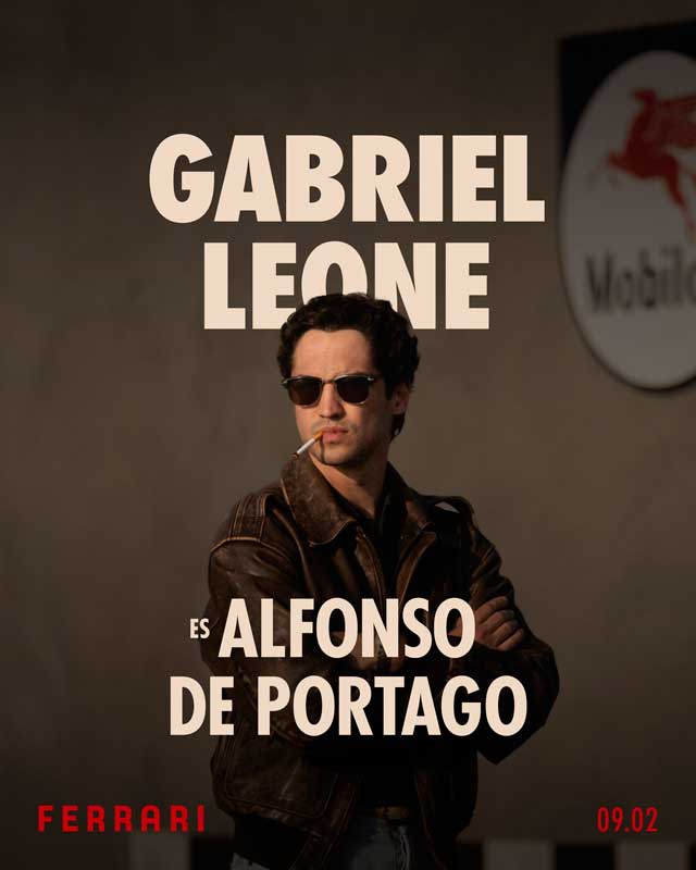 Ferrari - cartel Gabriel Leone es Alfonso de Portago