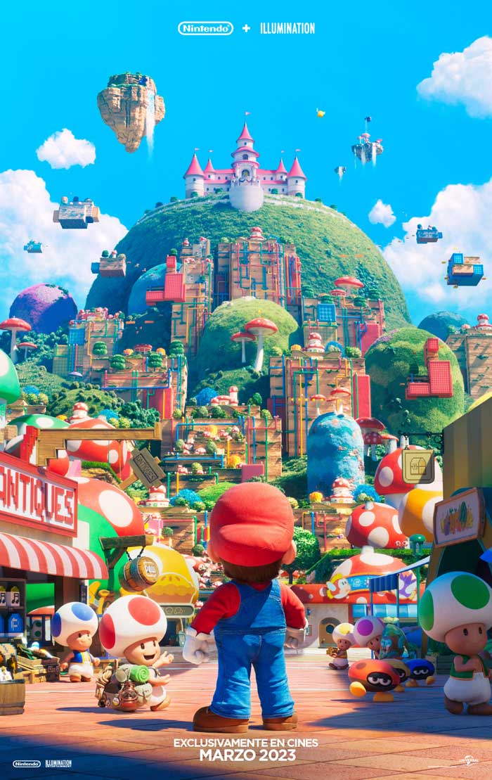 Super Mario Bros: La película - cartel teaser