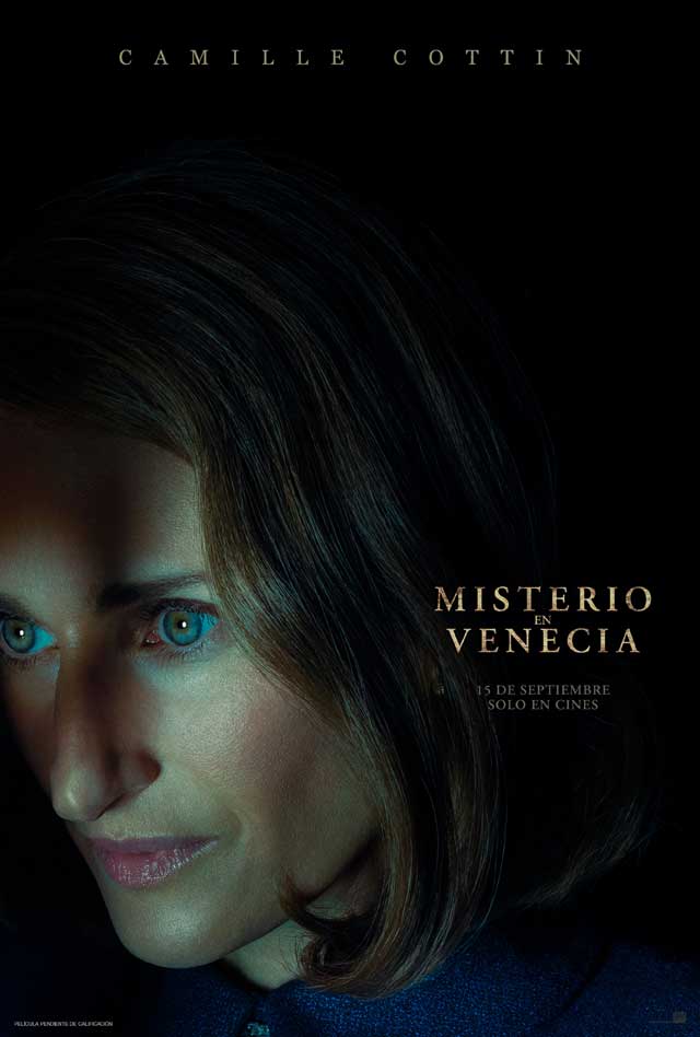 Misterio en Venecia - cartel Camille Cottin