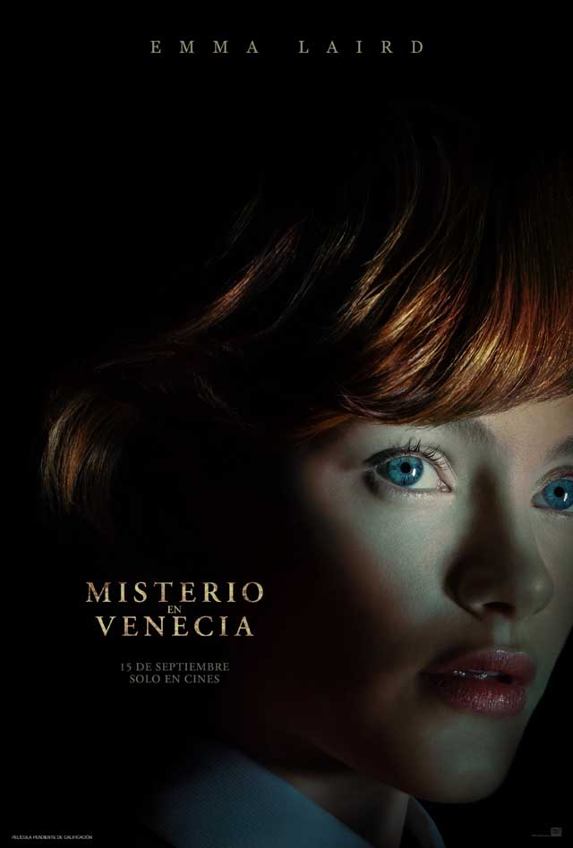 Misterio en Venecia - cartel Emma Laird