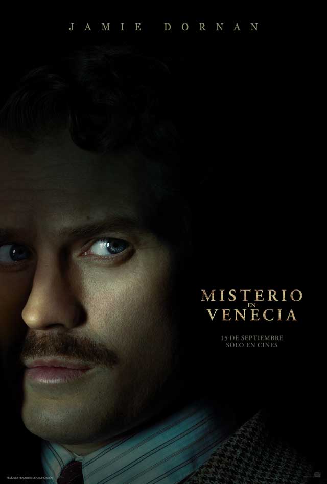 Misterio en Venecia - cartel Jamie Dornan