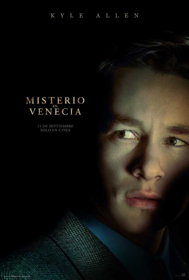 Misterio en Venecia - cartel Kyle Allen