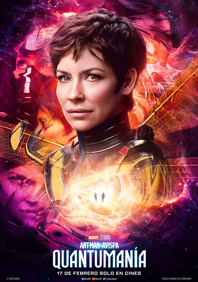 Ant-Man y la avispa: Quantumanía - cartel Evangeline Lilly es Hope Van Dyne