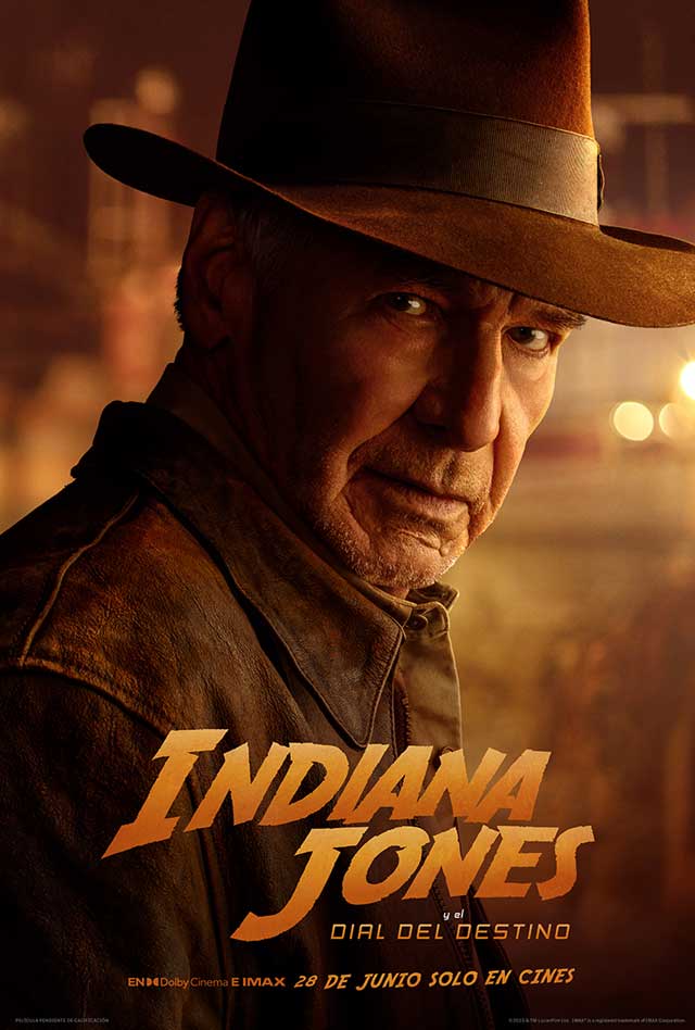 Indiana Jones y el Dial del Destino - cartel Harrison Ford