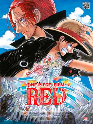 Cartel de One piece film red