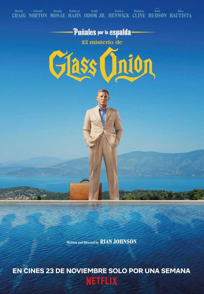 Puñales por la espalda: El misterio de Glass Onion - cartel