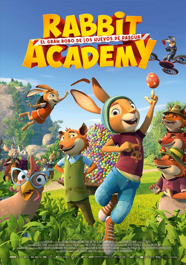 Rabbit Academy: El gran robo de los huevos de Pascua - cartel