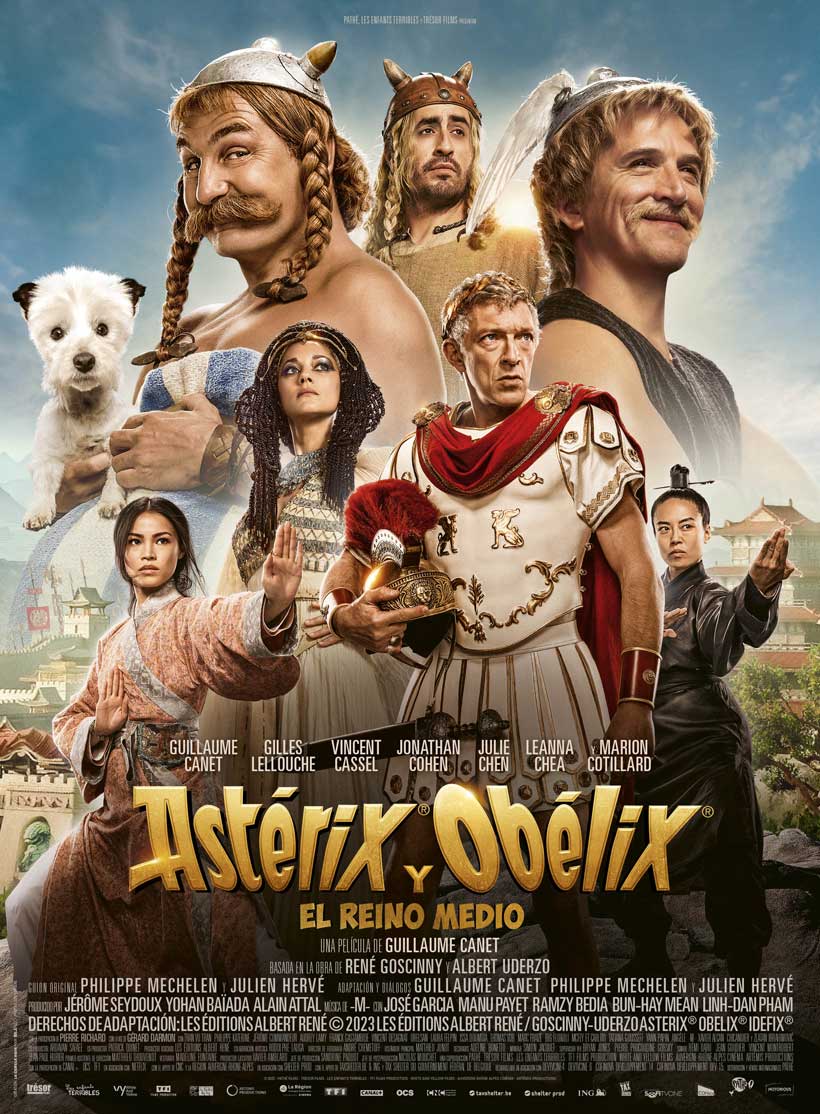 Astérix y Obélix y el reino medio - cartel oficial