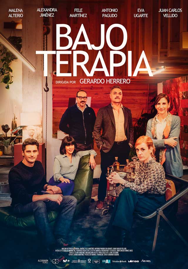 Bajo terapia - cartel