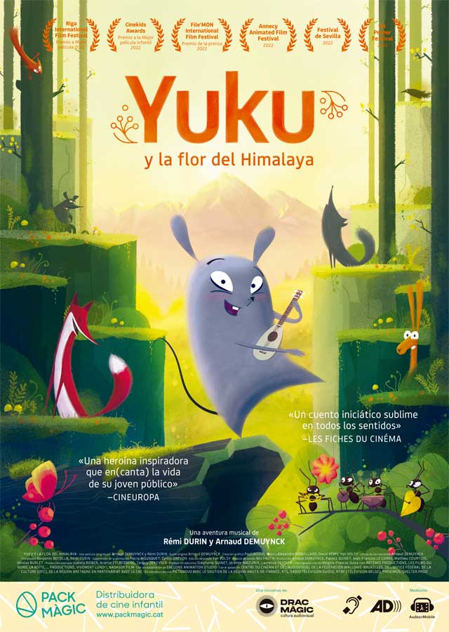 Yuku y la flor del Himalaya - cartel