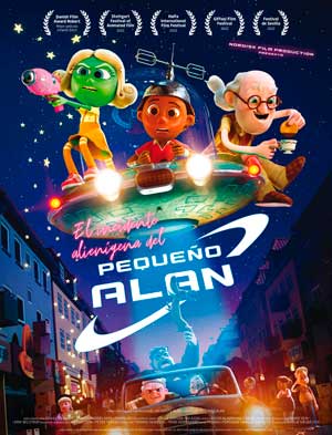 Cartel de El incidente alienígena del pequeño Alan