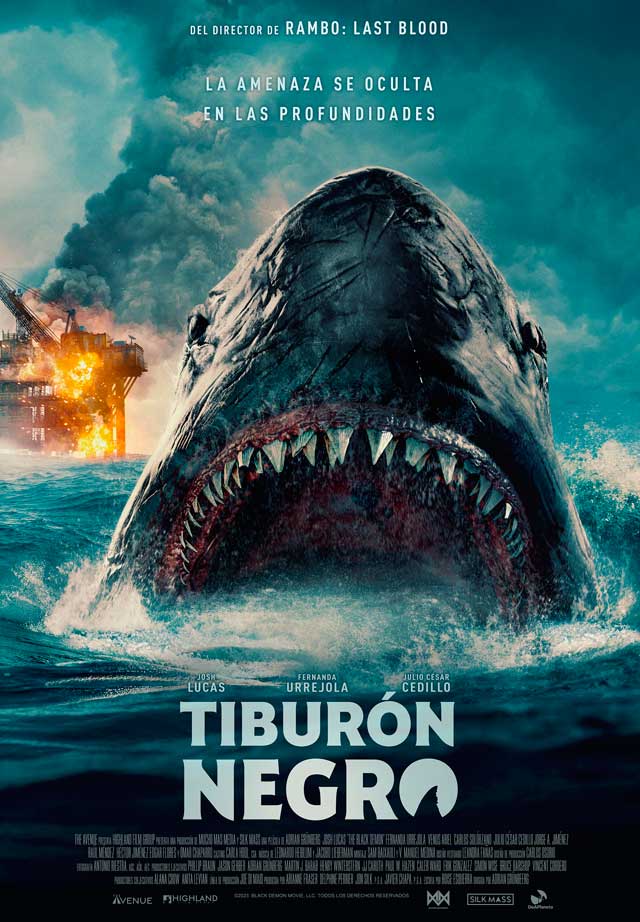 Tiburón negro - cartel