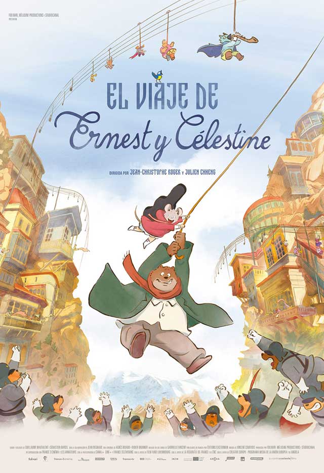 El viaje de Ernest y Célestine - cartel