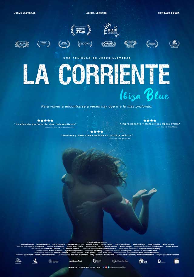La corriente (Ibiza blue) - cartel
