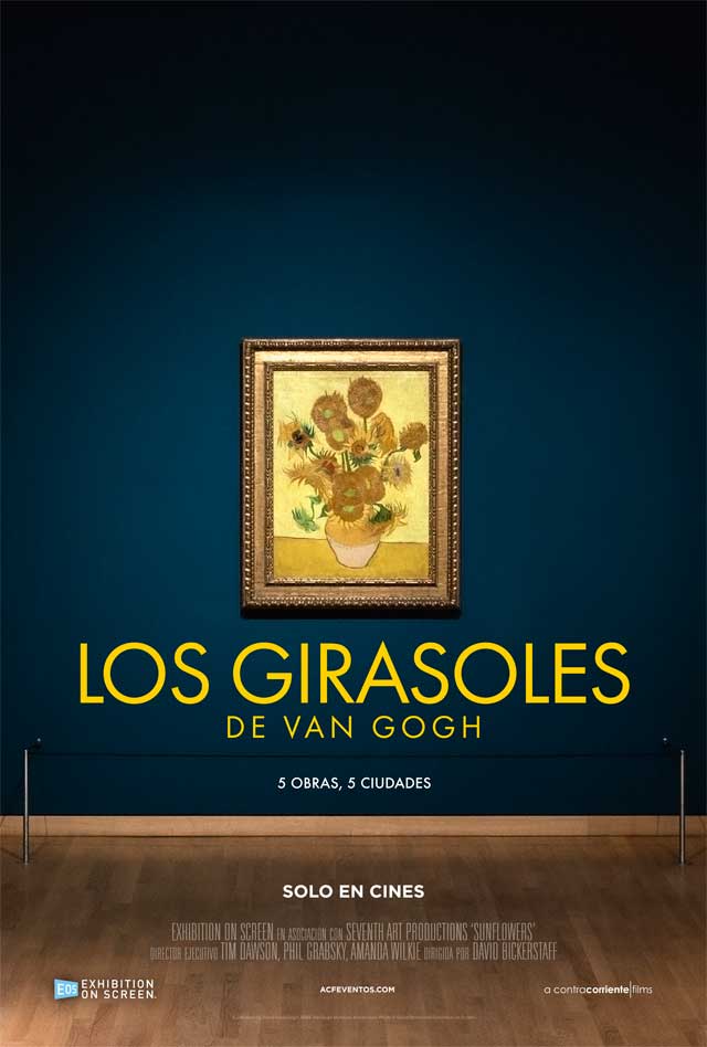 Los girasoles de Van Gogh - cartel