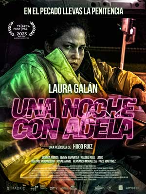 Cartel de Una noche con Adela