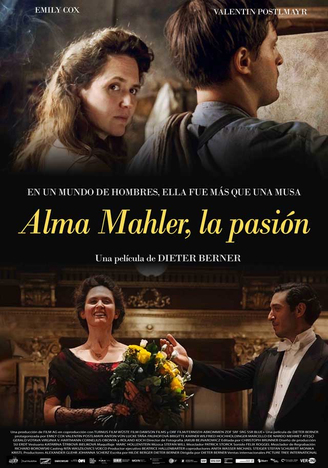 Alma Mahler, la pasión - cartel