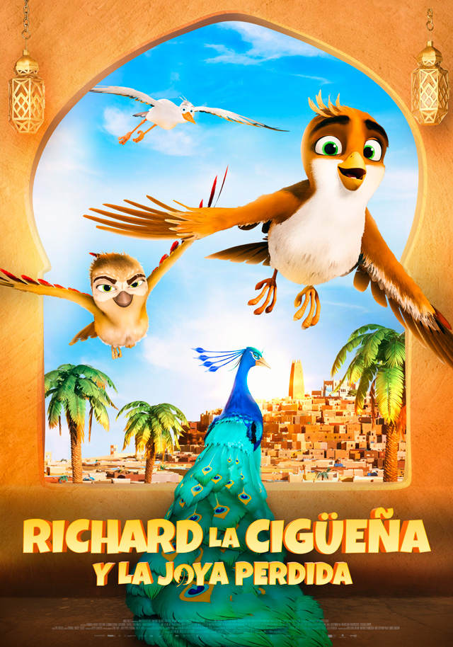 Richard La Cigüeña y la joya perdida - cartel