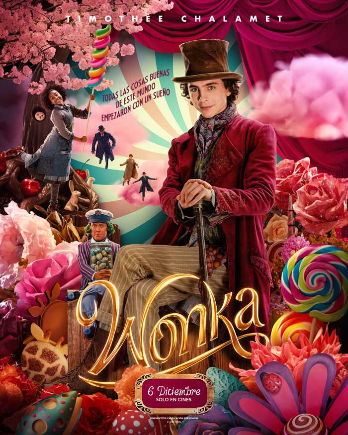 Wonka cartel de la película