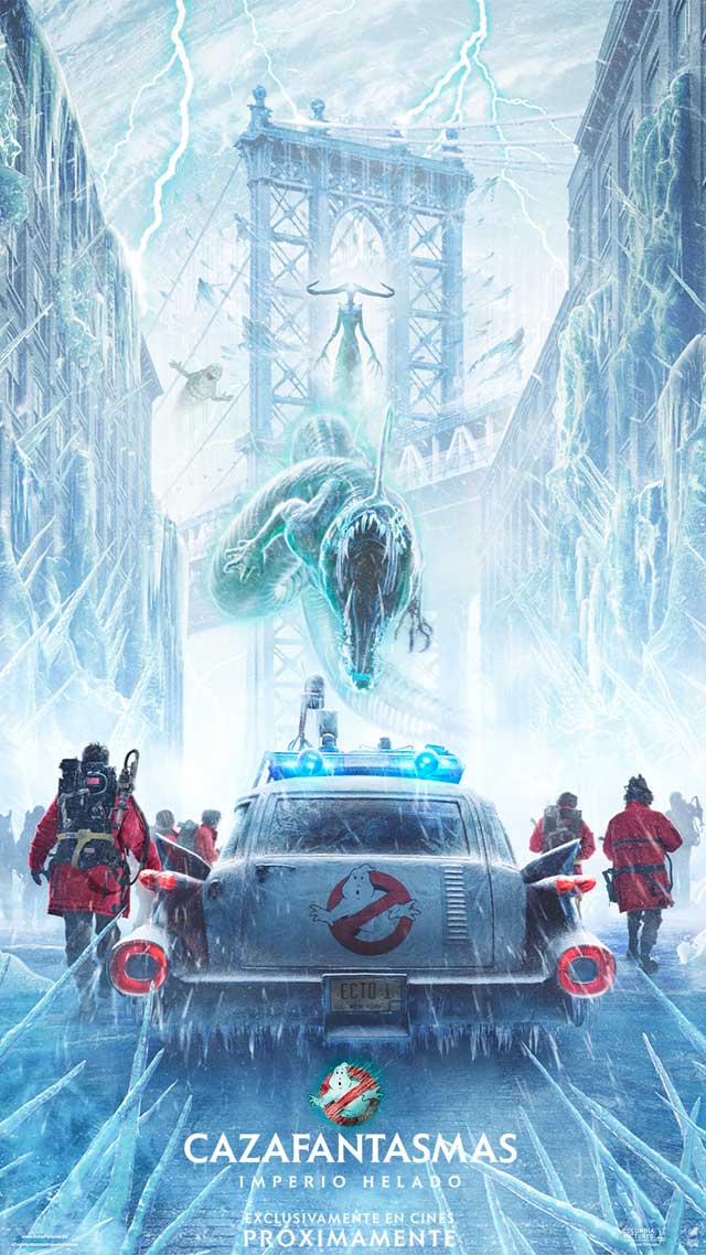 Cazafantasmas: Imperio helado - cartel