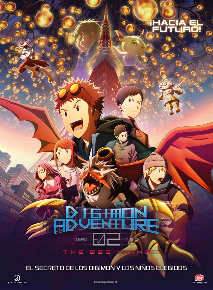 Digimon adventure 02: The beginning - cartel
