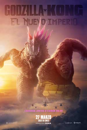 Cartel de Godzilla y Kong: El nuevo imperio