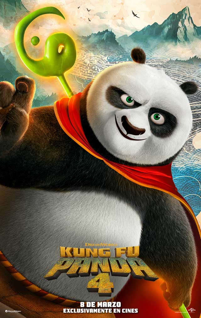 Kung Fu Panda 4 - cartel Po