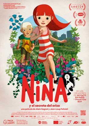 Cartel de Nina y el secreto del erizo