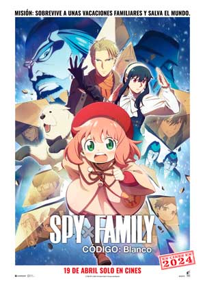 Cartel de Spy x family código: blanco
