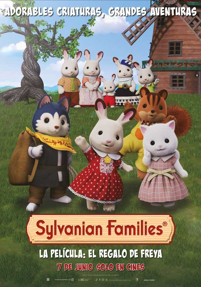 Sylvanian families la película: El regalo de Freya - cartel