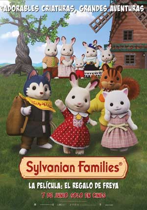 Cartel de Sylvanian families la película: El regalo de Freya