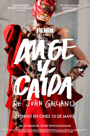 Cartel de Auge y caída de John Galliano