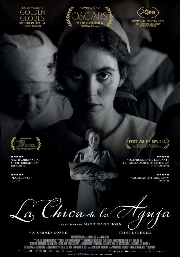 La chica de la aguja - cartel