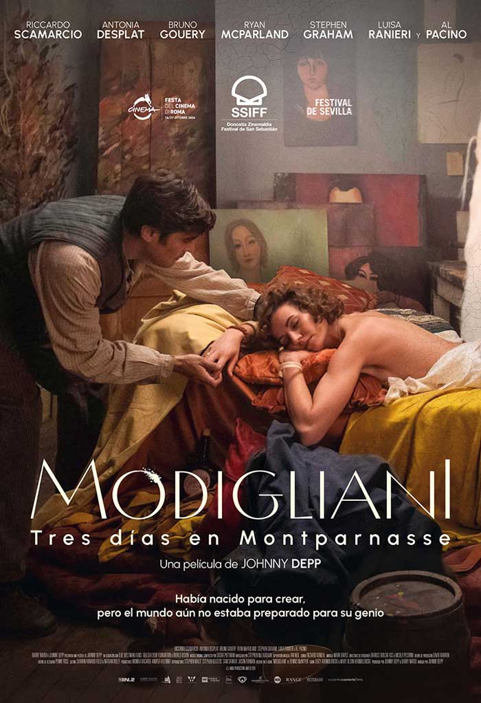 Modigliani, tres días en Montparnasse - cartel