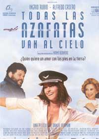 Cartel de Todas las azafatas van al cielo