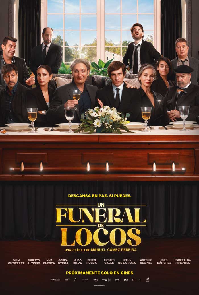 Un funeral de locos - cartel teaser
