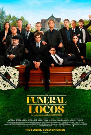 Cartel de Un funeral de locos