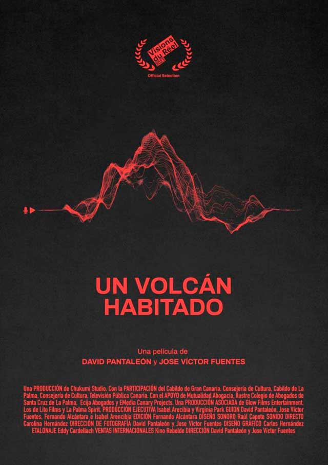 Un volcán habitado - cartel