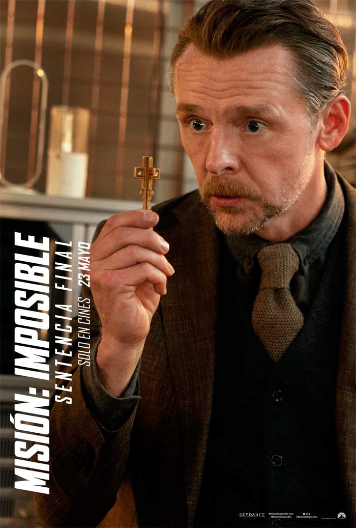 Misión: imposible: Sentencia final - cartel Simon Pegg
