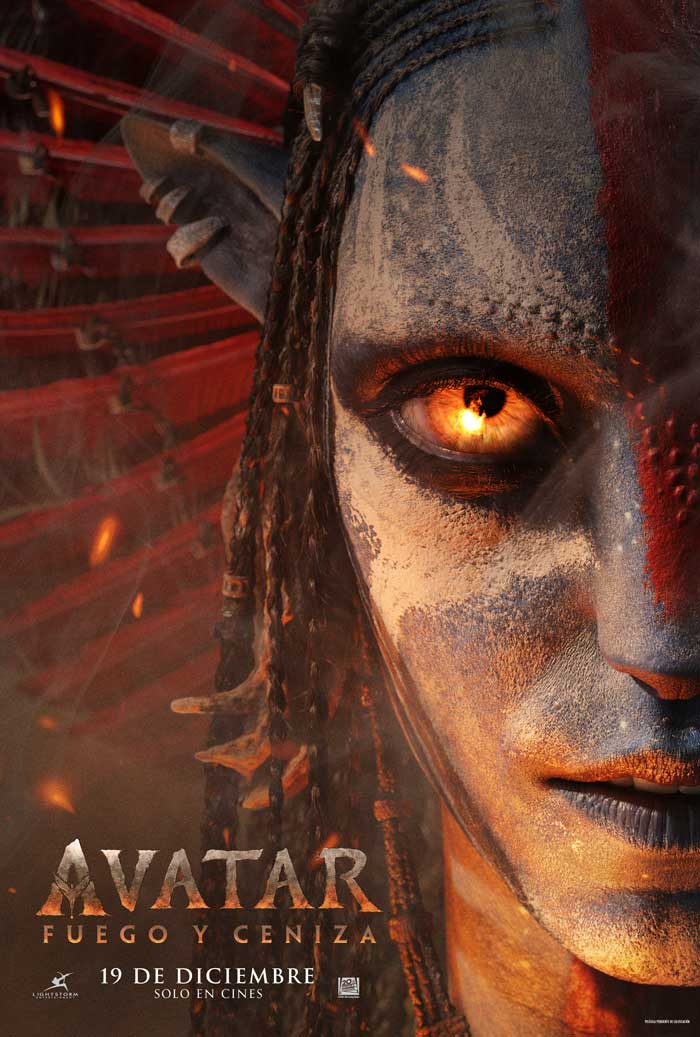 Avatar: Fuego y ceniza - cartel