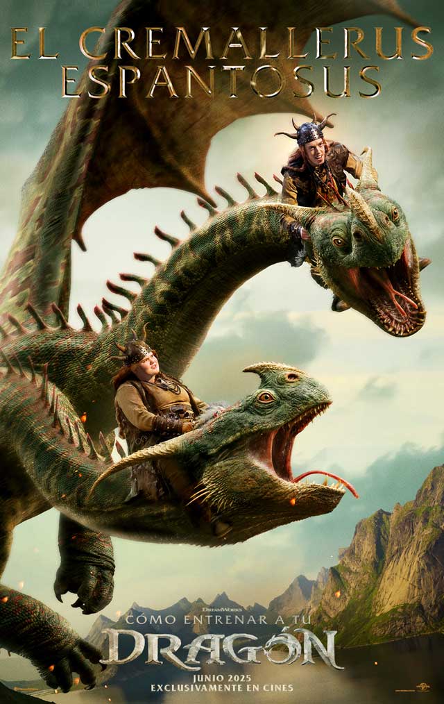 Cómo entrenar a tu dragón - cartel El Cremallerus Espantosus