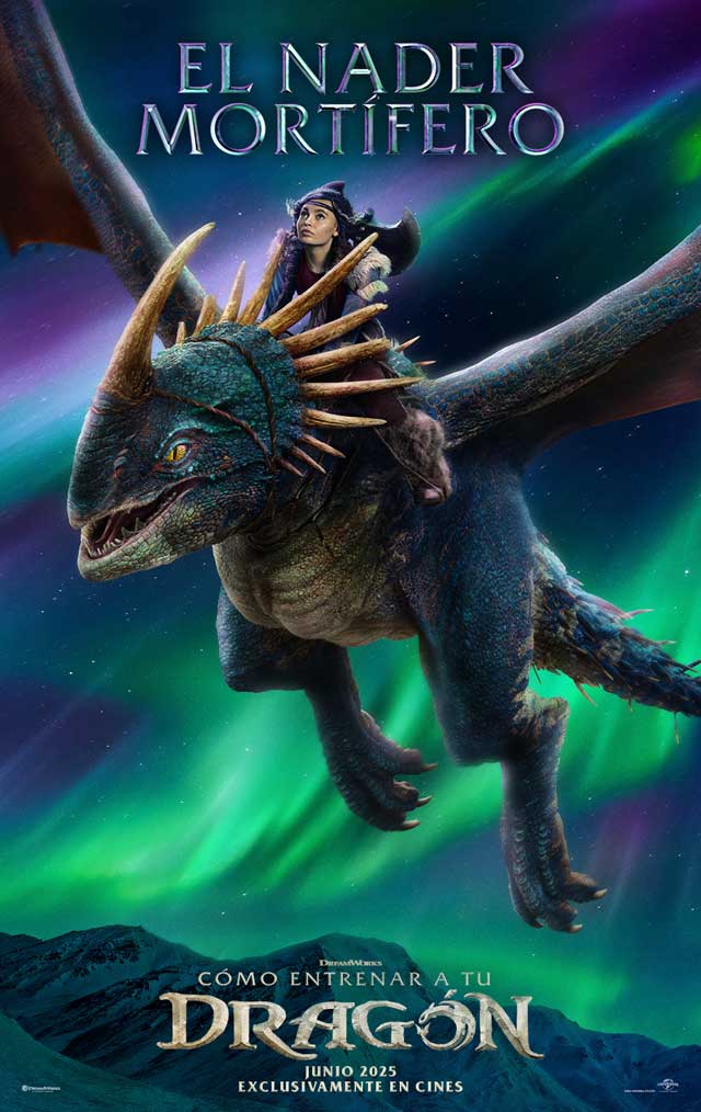 Cómo entrenar a tu dragón - cartel El Nader Mortífero