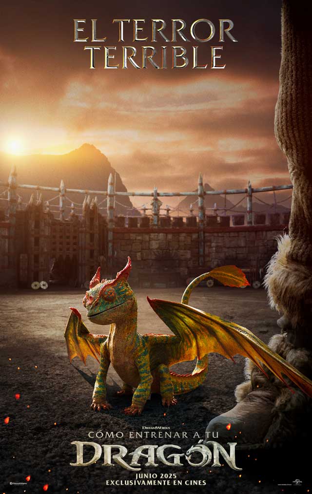 Cómo entrenar a tu dragón - cartel El Terror Terrible