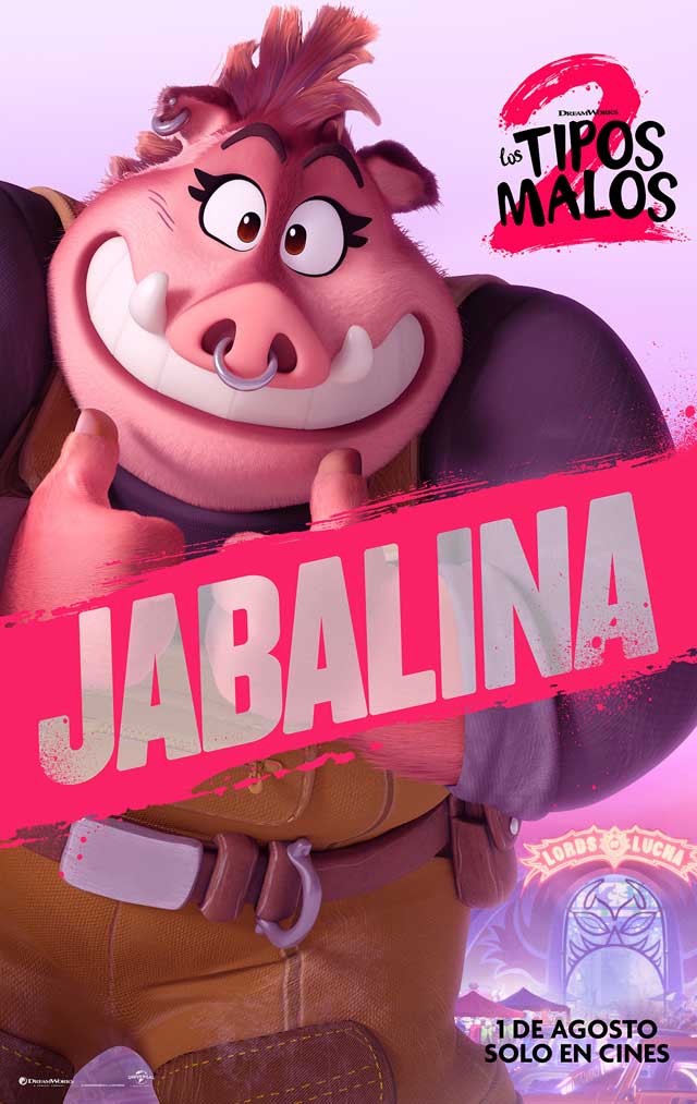 Los tipos malos 2 - cartel Jabalina