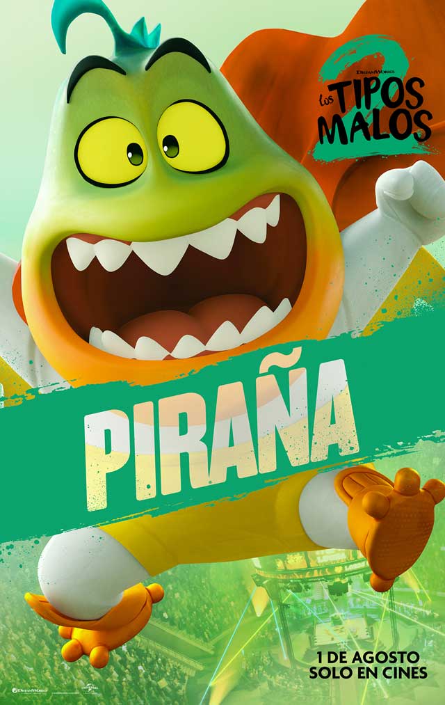 Los tipos malos 2 - cartel Piraña