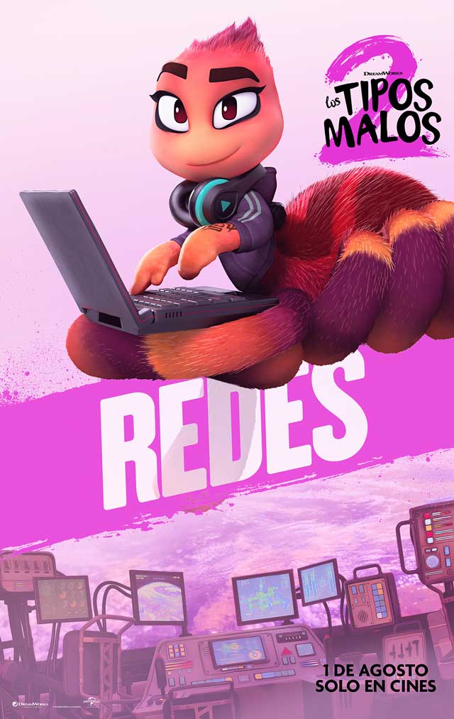 Los tipos malos 2 - cartel Redes