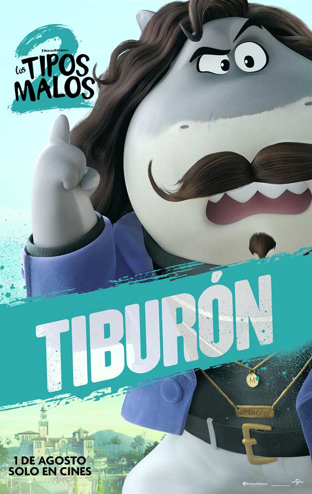 Los tipos malos 2 - cartel Tiburón
