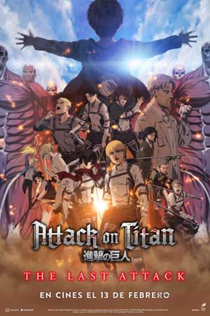 Cartel de Attack on Titan: The last attack